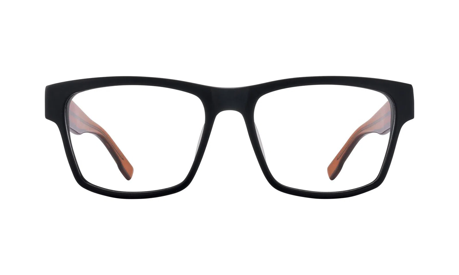 SpyOptic 570000 Eyeglasses - Matte Black Trans Sepia - view 4
